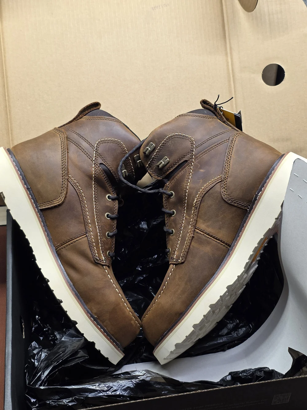Ariat Rebar Wedge Moc Toe 6" Work Boot Comp Toe Men's 12D NWT - Picture 8 of 11